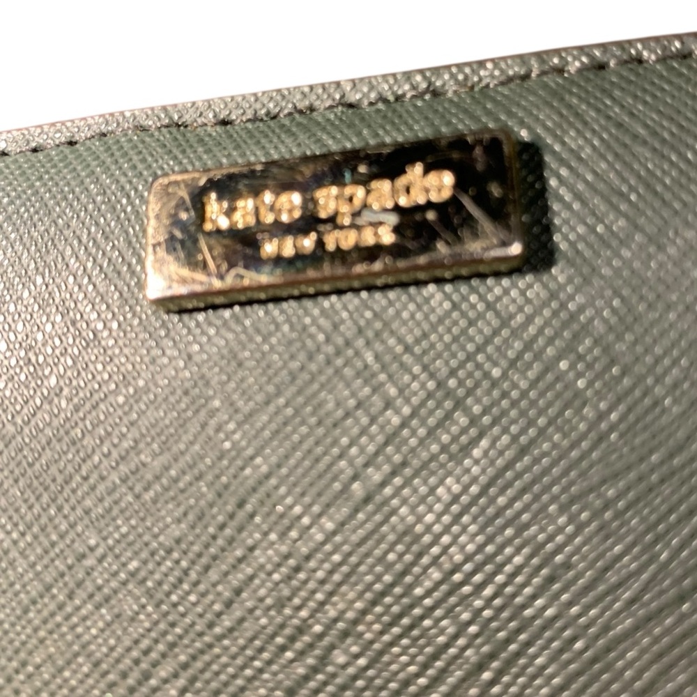 Kate Spade Olive Green Leather Wallet (item#20006) - Picture 7 of 10